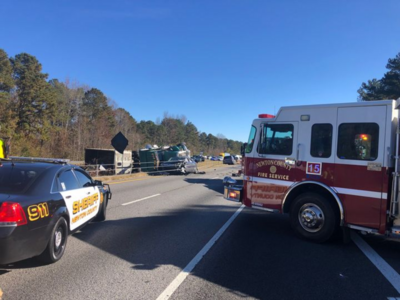 *** I-20 WB AND EB LANES AT EXIT 98 CLOSED *** Multi-vehicle collision