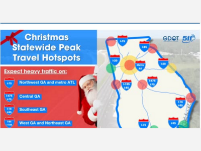 Holiday Travel Alert: Georgia DOT suspends lane closures and shares key travel windows