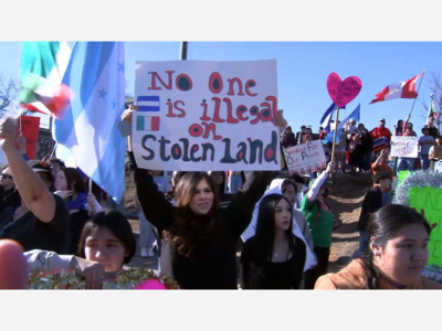A Handful of Malcontents Protest ICE Raids In Dekalb County, GA